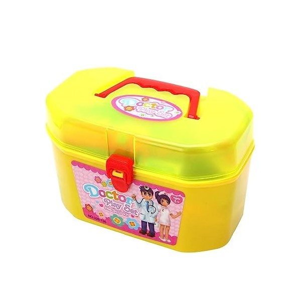 Jouets éducatifs pour jeu de médecin, kit dinfirmière pour enfants, jeux de rôle, jeu de simulation pour tout-petits, kit de