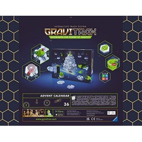 Ravensburger - Calendrier de lavent 2021 GraviTrax - 24 cases surprises pour préparer Noël - Jeu de construction - Circuits 