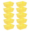 STOBOK 10 Pièces Jeu Panier De Pièces Panier Étagère En Plastique Panier De Stockage De Pièces Panier Mini Panier Petit Suppo