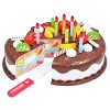 Whp273 Maison de jeu pour gâteau danniversaire Jouet simulation pour enfants Cuisine Gâteau Fruits Couper et couper Musique 