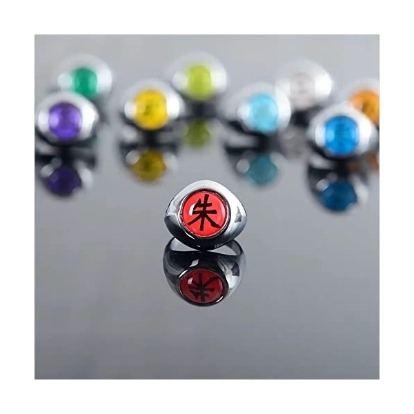 KAIOSEUT Accessoires Anime Accessoires Kunai Anneaux Colliers Porte-clés ensemble de Cosplay