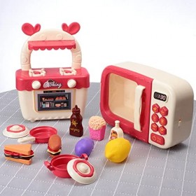 Accessoires De Cuisine De Jeu, Ensemble De Jeu De Cuisine Pour Enfants, Imitation Cuisinière, Four à Micro-ondes, Cadeau Dan