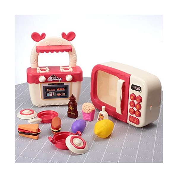 Accessoires De Cuisine De Jeu, Ensemble De Jeu De Cuisine Pour Enfants, Imitation Cuisinière, Four à Micro-ondes, Cadeau Dan