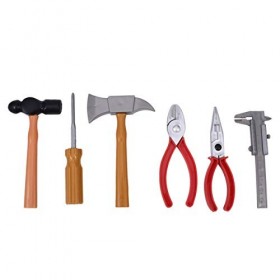 STOBOK Malette Outils 24Pcs Enfants Outil de Réparation Jouet Ensemble Jeu de Simulation Construction Réparation Boîte à Outi