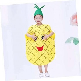 USHOBE 2 Pcs Enfants Déguisement Fruits Cosplay Légumes Costume Robe Enfant En Bas Âge Robe Jeu De Rôle Costume Robe Pour Enf
