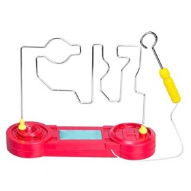 Jeu de Labyrinthe de Bosses électriques Jeu de Puzzle Tactile Stable Simple à Utiliser Cadeau Fournitures Stables Jouet de Ch
