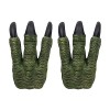 belupai 2pcs Griffes de Dinosaure, Gants Faux Dinasour Lifelike Velociraptor Jeu de Rôle Griffes en Latex Halloween pour Enfa