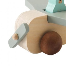 MagiDeal Jouet davion en Bois, Jouet éducatif, Avion en Bois, Jeu de Simulation, léger avec des Animaux, Jouets Montessori p