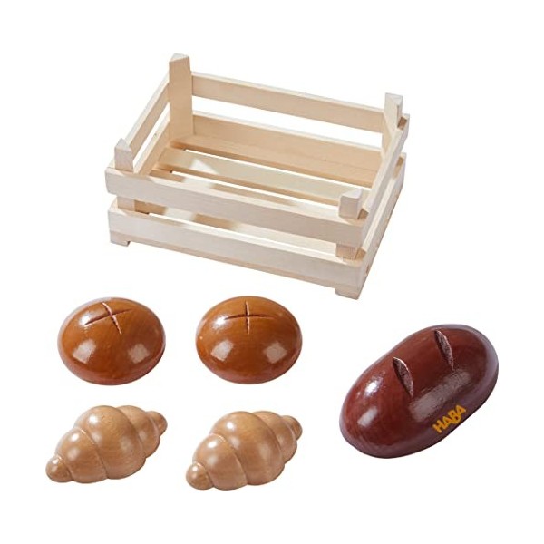 HABA - Ensemble Viennoiseries - Dinette - Jeux dimitation - 3 ans et plus - 306457