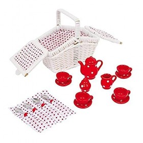 Small Foot Company - 2020988 - Jeu Dimitation - Cuisine - Panier De Pique-Nique - Tina - 17 Pièces
