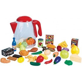 WDK Partner - A1403133 - Jeu DImitation - Cuisine - Théière Primeur - 50 Pièces