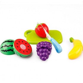 JUNGEN Jeu Dimitation Coupe Fruits Légumes Jeu enfants Kid Jouet éducatif a Decouper de Cuisine Pizza a Decouper pour les En