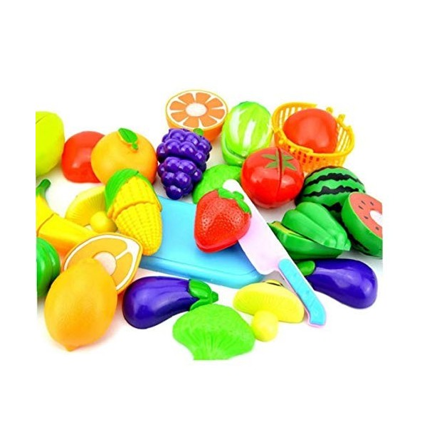 Fruit Creative simulative Cuisine Jouets Jouets de coupe avec Planche à découper Accessoires de cuisine pour enfants Jouets d