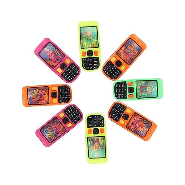 Toddmomy 8Pcs Jouet Anneau deau Mini Jouets pour Enfants Cadeaux pour Enfants Jouet De Téléphone pour Enfants Jeu De Télépho