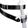 Magent Porte-Ceinture épée Rétro Médiévale épée Holster Grenouille dépée en Cuir PU Réglable Jeux dimitation Cosplay [épées