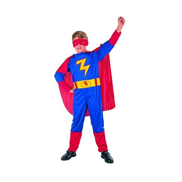 FIORI PAOLO – Super Hero Costume enfant L 7-9 anni bleu