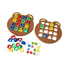 Jeu Dassociation de Formes Apprentissage Précoce Éducation Couleur Jouet éducatif Sensoriel Montessori Jouet pour Tout-Petit