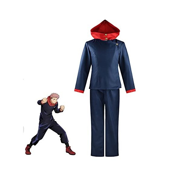 Jujutsu Kaisen Costume danime Cosplay Uniforme scolaire Nobara-Kugisaki Bleu/noir Ensemble complet de vêtements pour école j