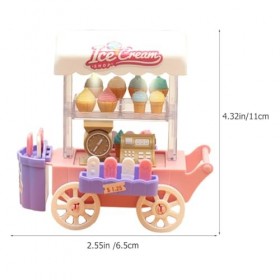 HOMSFOU Ensemble De Jouets De Camion De Crème Glacée pour Enfants Jeu De Simulation De Nourriture Jouet De Crème Glacée Ensem