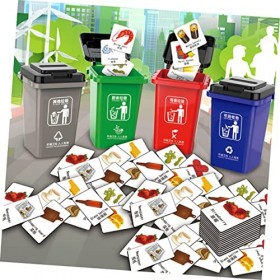 Cabilock 1 Ensemble Jouets Éducatifs pour Tout-Petits Poussette Jouet Jouets Miniatures Poubelles Jouets Pousser Véhicules Po