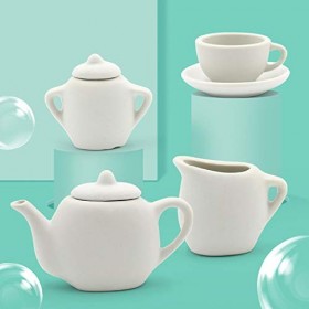 Vadillo Peindre Un Service à Thé Tasse à Thé ThéIèRe Peinture Enfants Bricolage Doodle Art Artisanat Jeux Jouet Interactif ÂG