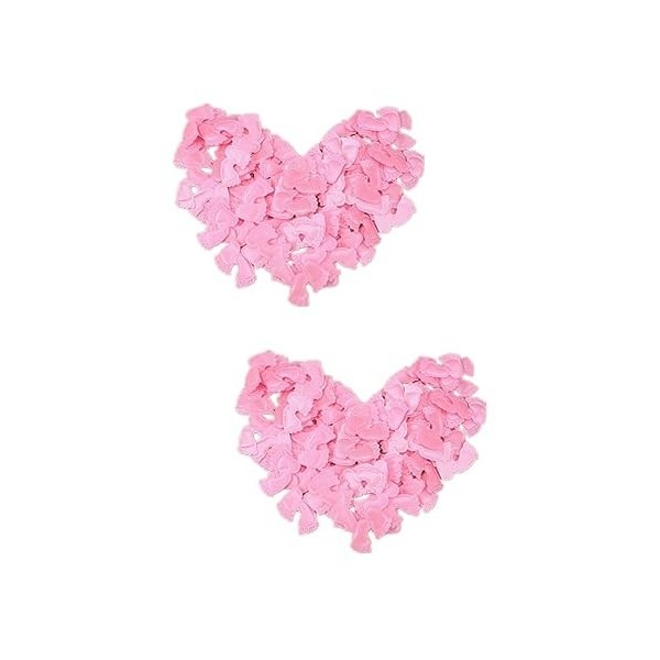 Amosfun 600 Pcs Papier De Soie Confettis Jeux De Baby Shower Nouveau-Né Empreinte Décor Appliques Embellissements Sucettes No