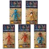 Xinchangda Lot de 5 figurines dhorreur FNAF lumineuses et amovibles avec articulations mobiles pour décoration danniversair