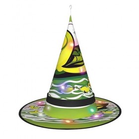 Jeu de flocage de canard au design lumineux unique pour éclairer votre chapeau de sorcière dHalloween avec lumière LED qui f