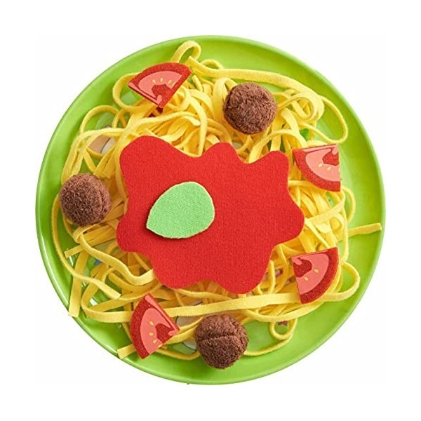 HABA- Spaghetti à la bolognaise Biofino, 303492, Jaune