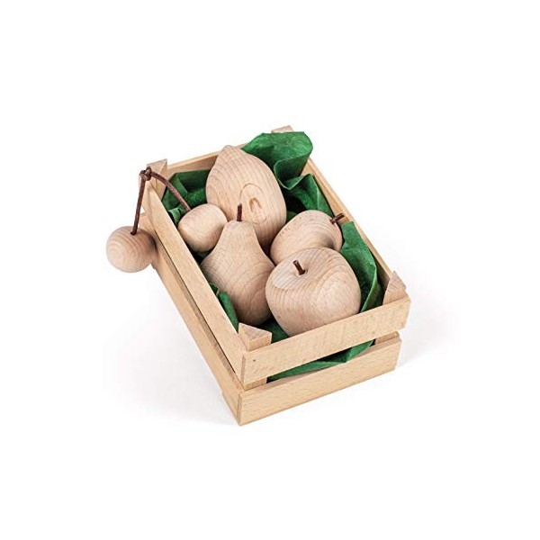 Erzi 28232 Assortiment Fruits Nature Petit Bois Magasin pour Enfants Jeu de rôle