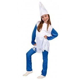 Generique - Déguisement Petit Nain Bleu Fille 10 à 12 Ans 142-148 cm 