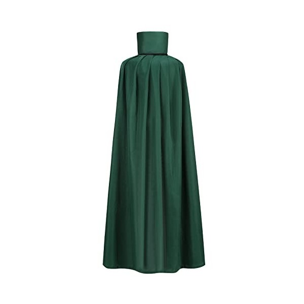 maxToonrain Cape réversible noire et verte pour adultes et enfants, cape de Pâques, Halloween, Noël, déguisement de vampire, 