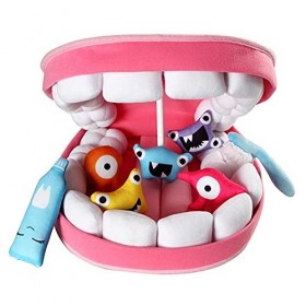 ZEBROAU Dentiste pour léducation préscolaire, Jeu rôle pour Enfants, brossage des Dents, brossage des Dents Dessin animé Mig