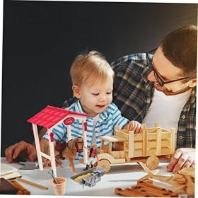 Totority 3 Ensembles Modèle De Maison De Cheval De Simulation Jouets pour Tout-Petits Mini Jouets pour Enfants Jouets pour En