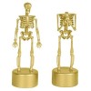 Toyvian 6 Pièces Trophée De Support De Crâne Jouet Adulte Artisanat pour Adultes Squelette dhalloween Trophée du Meilleur Co