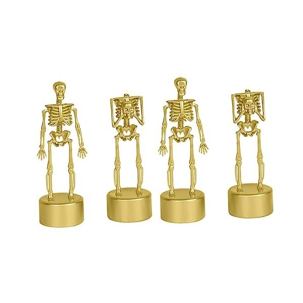 Toyvian 6 Pièces Trophée De Support De Crâne Jouet Adulte Artisanat pour Adultes Squelette dhalloween Trophée du Meilleur Co