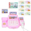 Greabuy Modèle Jouet Caisse Enregistreuse Caisse Caisse Simulation Scanner Jouet Caissier Semblant Jeu Rôle Filles Enfant Act