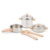 New Classic Toys Metal Pan Set, 10640, Multicolore Color