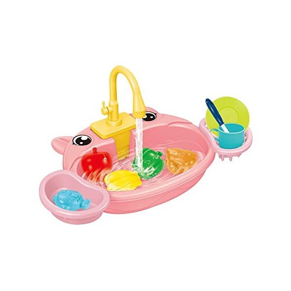 Lavabo Enfant, Jouets Dévier De Cuisine De Jeu De Simulation, Jouets De Cuisine À Laver, Jouets Éducatifs Parent-Enfant pour