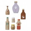 Vertbaudet Set de Condiments en Bois Beige TU