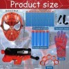 Spider Lanceur Gants Spider Web Shooter, 1 masque pour enfants, 1 lanceur, gants Spider Hero lanceur, ensemble de jouets pour