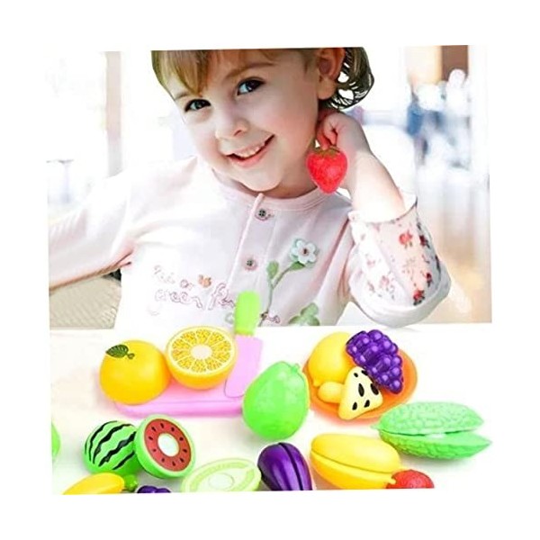 Fruits Légumes Coupe Aliments Jouets Rôle Réutilisable Player Pletend Cuisine Jouets pour Enfants 23pcs