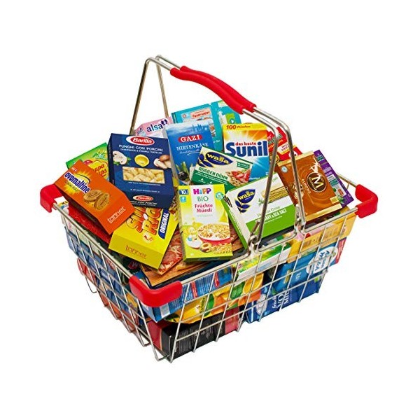 Barrutoys - 0TA40678 - Jeu dimitation - Panier métallique avec produits