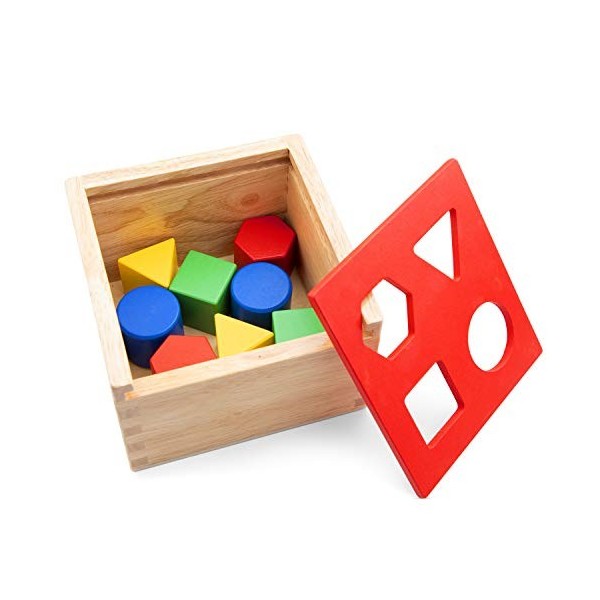 New Classic Toys Boîte à Formes Cube Jeu Éducatif pour Enfants, 560, Multi Color