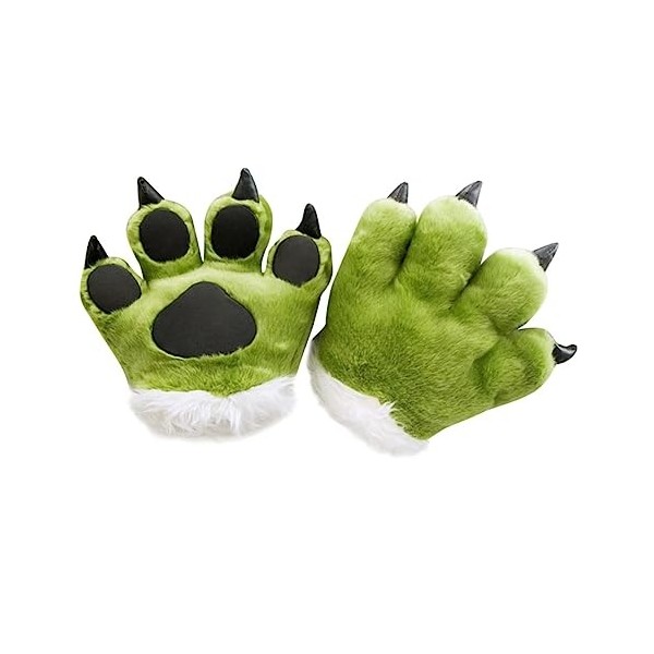 KOMBIUDA 1Pc Chiot Chien Jouets Chiot Jouets Pour Enfants Cadeau Pour Femme Simulation Animaux Gants Pattes À Cosplay Carnava