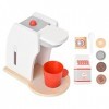 Restokki Cafetière Jouet Maison de Jeu pour Enfants Jouet en Bois Simulation Cuisine Cuisine cafetière Jouet