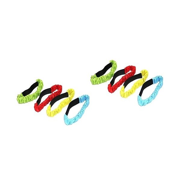 Toyvian 16 Pcs 3 Enfants Cravates Bandage Adulte Sangle sur Le Terrain Jour Tir À La Corde Corde Sangles Élastiques Bande Éla