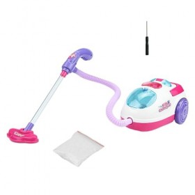 Milageto Jeu de simulation de ménage, ensemble de jouets de nettoyage pour tout-petits, avec lumière et son, aspirateur pour 