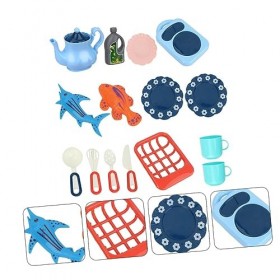 ibasenice 1 Ensemble Maison De Jeu Cuisine Costume pour Enfants Ensemble De Jeu pour Enfants Couverts pour Tout-Petits Jouets