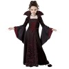 Costume de sorcière pour fille avec lumières - Costume de sorcière pour enfant - Costume de magicien - 5 pièces - Costume dH